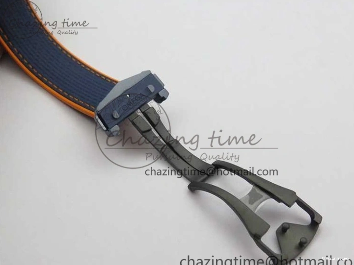 0316 Planet Ocean 45.5mm Big Blue Real Ceramic VSF 1:1 Best Edition on Blue Rubber Strap A8906 Super Clone Unique 7896